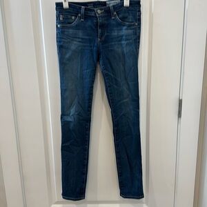 AG “The Stilt” cigarette leg jeans.